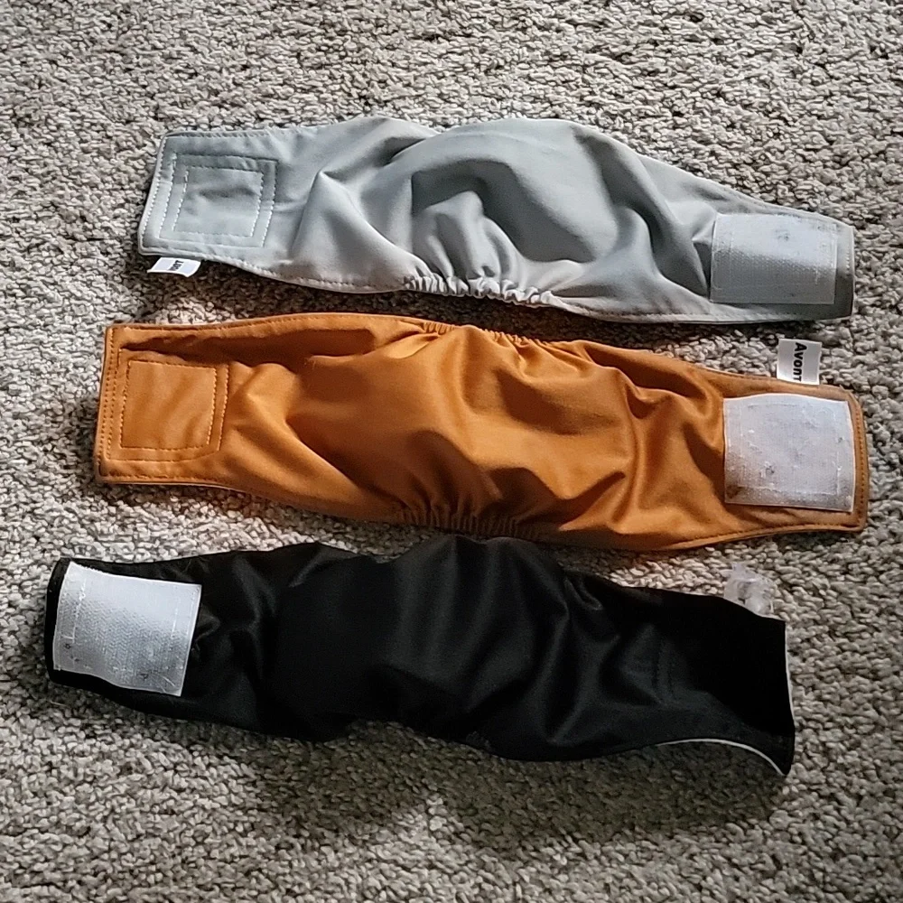 Used Male Diapers and Wraps. Small and X small